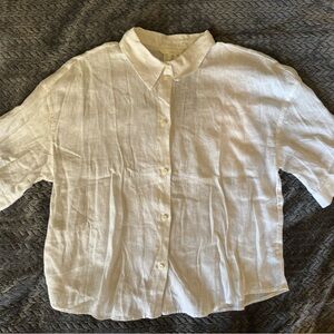 H&M Natural Linen Shirt